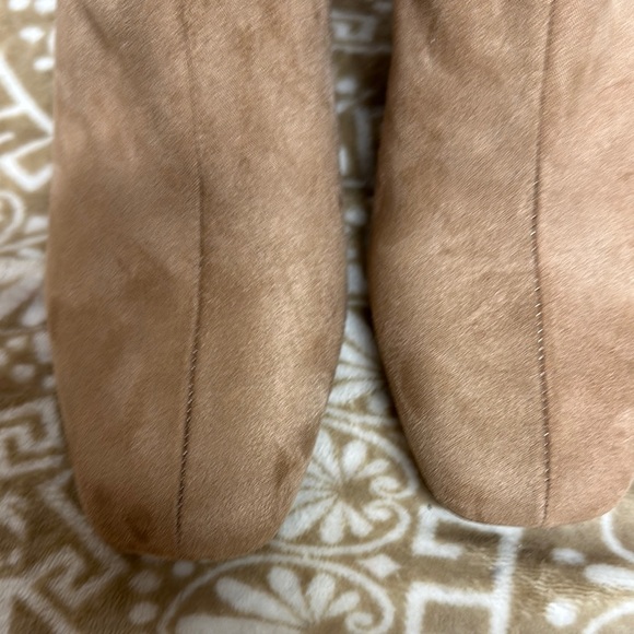 A New Day Tan Heeled Boots with Rounded Toe - Picture 4 of 10